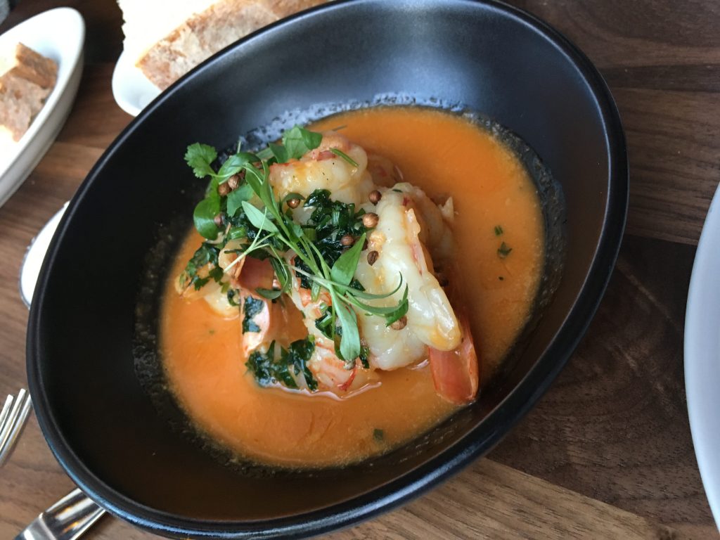 Shrimp Entrée, Makro, Montréal